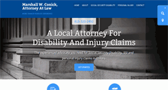 Desktop Screenshot of mconicklaw.com